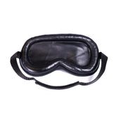 Black Leather Sleep Mask